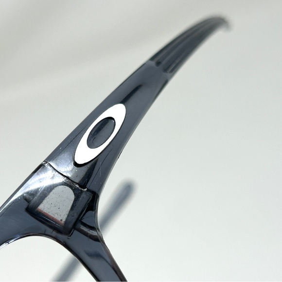 Oakley Vintage " New Frogskins " Black Crystal No Lenses 03-107 stress cracks - Picture 13 of 14